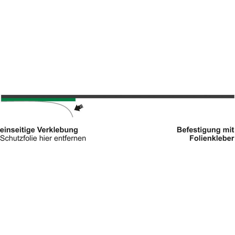 greenteQ Folie Duo 75 mm weiß product photo BIGANW L