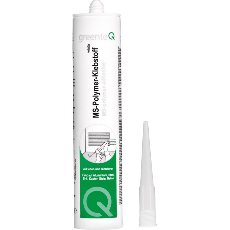 greenteQ MS-Polymer-Klebstoff 290 ml weiß Produktbild BIGPIC L