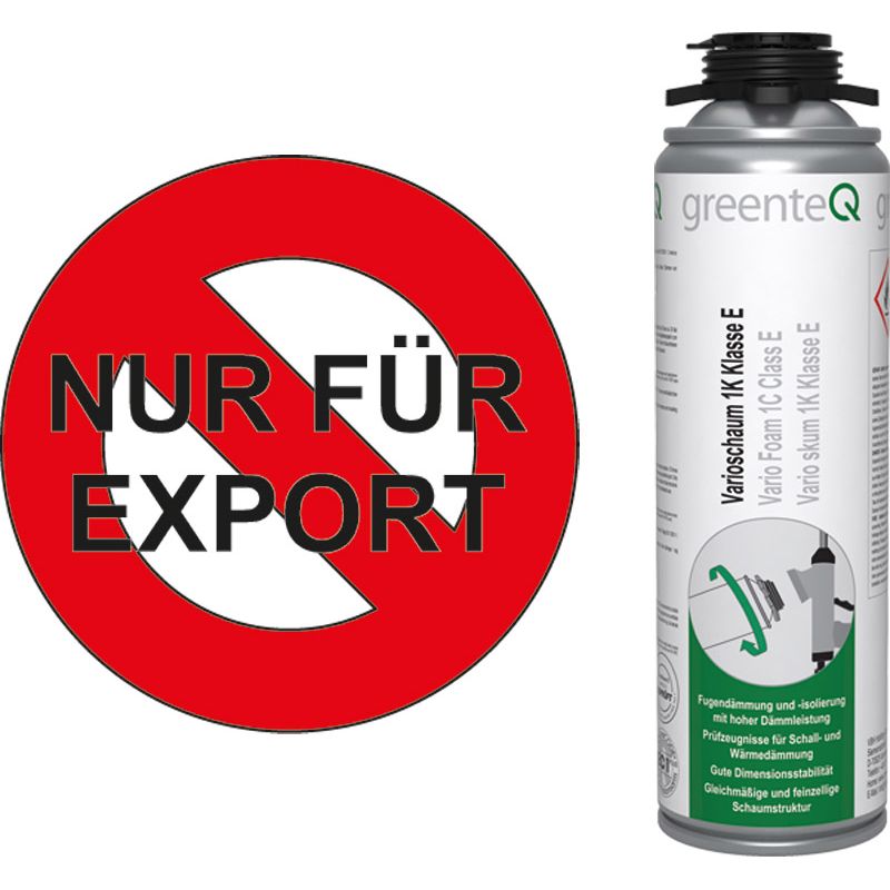 greenteQ Vario Schaum 1K 500ml o. PDR / ohne PDR nicht für Deutschland, DE + EN + ES + PT Produktbild BIGPIC L