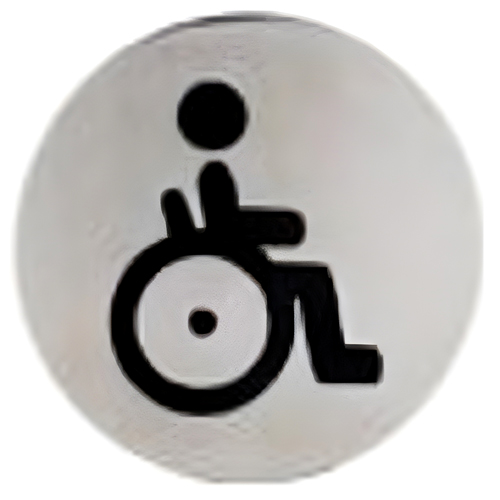 greenteQ Hinweisschild Rollstuhlfahrer