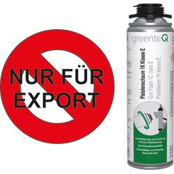 greenteQ Pistolenschaum 1K 500ml o. PDR / ohne PDR nicht für Deutschland, DE + EN + ES + PT Produktbild