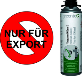 greenteQ Vario Schaum 1K 500ml o. PDR / ohne PDR nicht für Deutschland, Sprachgruppe DE + PL + RU + CZ Produktbild