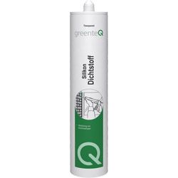 greenteQ Silikon Dichtstoff 310 ml Ral 7023 Produktbild