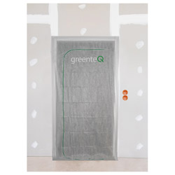 greenteQ Staubschutztür für Renovierungsarbeiten 1,10x2,40m Produktbild