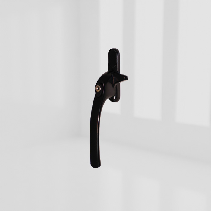 ALPHA 21mm LH LKG BLK COCKSPUR HNDL product photo BIGPIC L