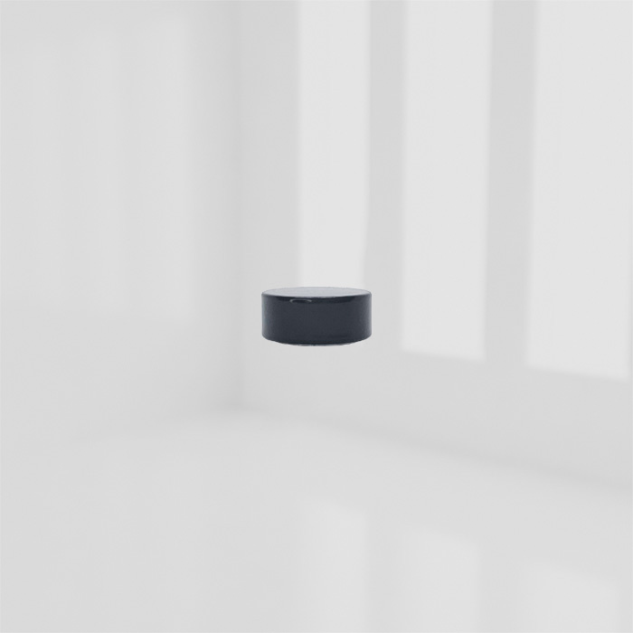 CLEARLINE-MAGNETIC CATCH 26mm - RAL 7016ANTHRACITE GREY product photo BIGPIC L