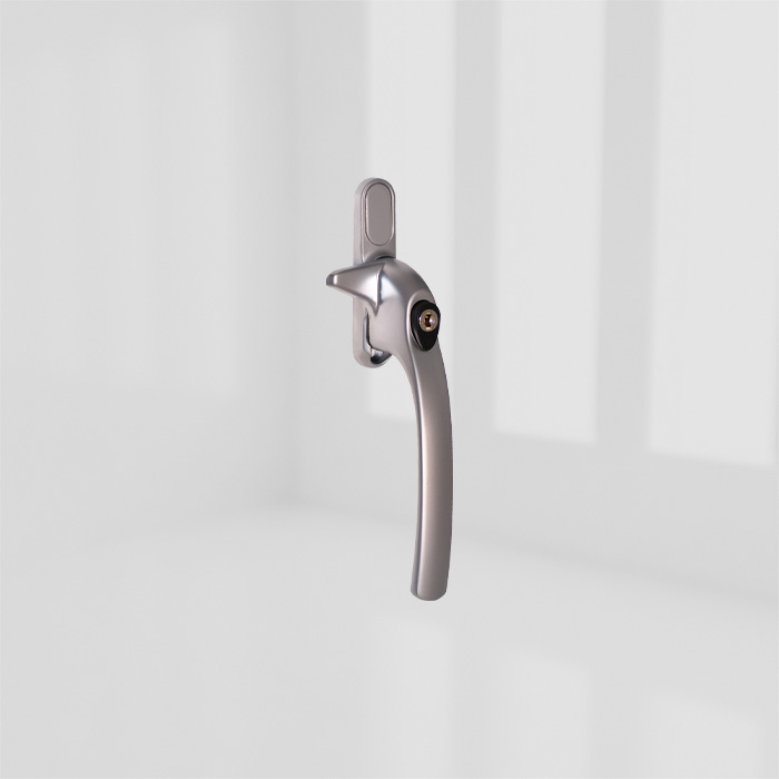 ALPHA 12mm RH LKG S.CHROME COCKSPUR HNDL product photo BIGPIC L