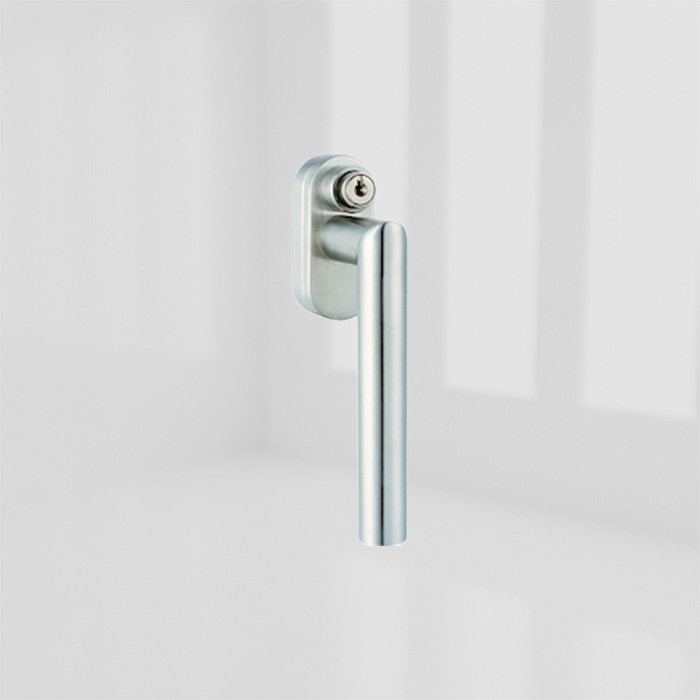 FG61.S.ER T&T HANDLE LOCKING MATT BRUSHED S/S 43SP product photo BIGPIC L