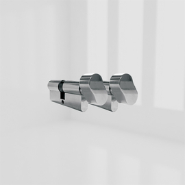 K50/45 NICKEL GAMMA THUMB TURN KA IN PAIRS (2xCYL+6xKEYS) product photo