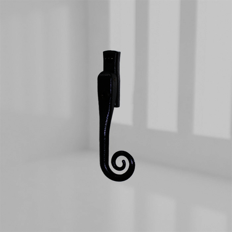 ALPHA 60SP RH LKG MONKEY TAIL ANTIQUE BLACKESPAG HANDLE product photo
