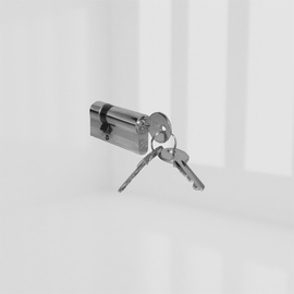 -/40 NICKEL GAMMA HALF CYL 6 PIN ANTI-DRILL product photo