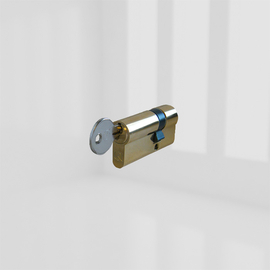 -/35 BRASS GAMMA HALF CYL 6 PIN ANTI-DRILL product photo