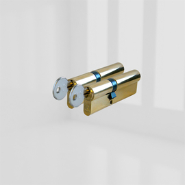40/40 BRASS GAMMA D/CYL 6PIN ANTI-DRILL KA PER BOX product photo