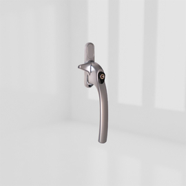 ALPHA 21mm RH LKG S.CHROME COCKSPUR HNDL product photo