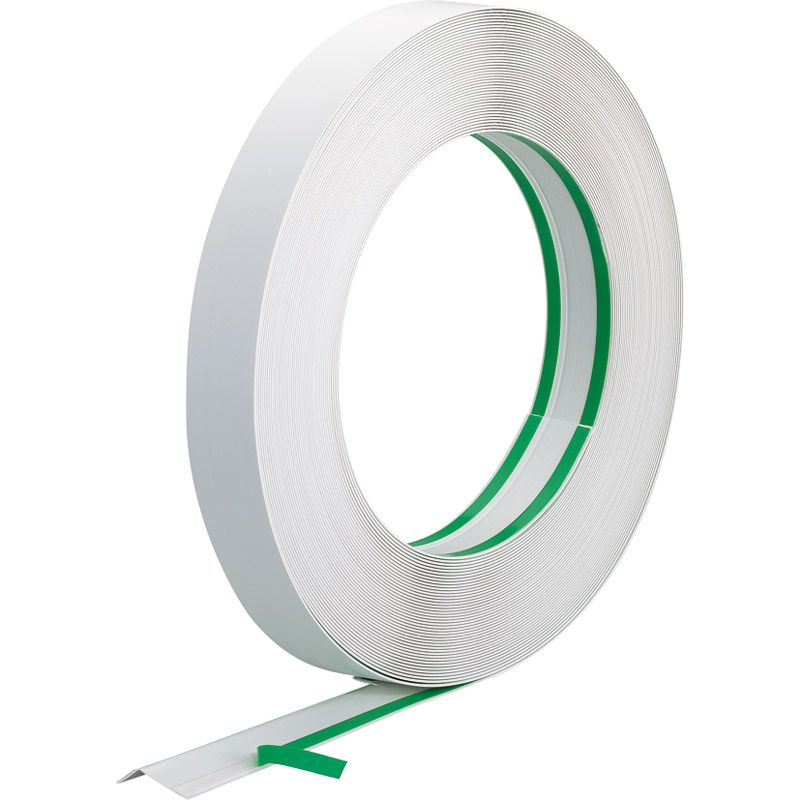greenteQ PVC folding angle with rounded corners and foam adhesive tape product photo BIGANW L