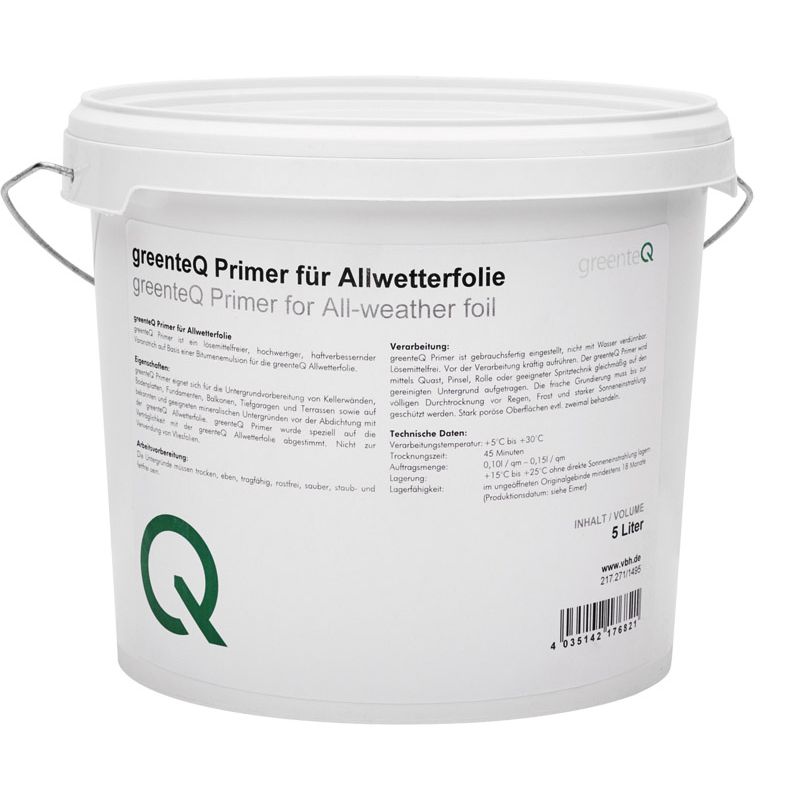 greenteQ Primer for all-weather film 5 litres	er canister product photo BIGPIC L
