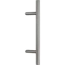 greenteQ door handle TG11.ER.GS 45° 400/300	/108 with extended supports fine matt product photo BIGPIC L