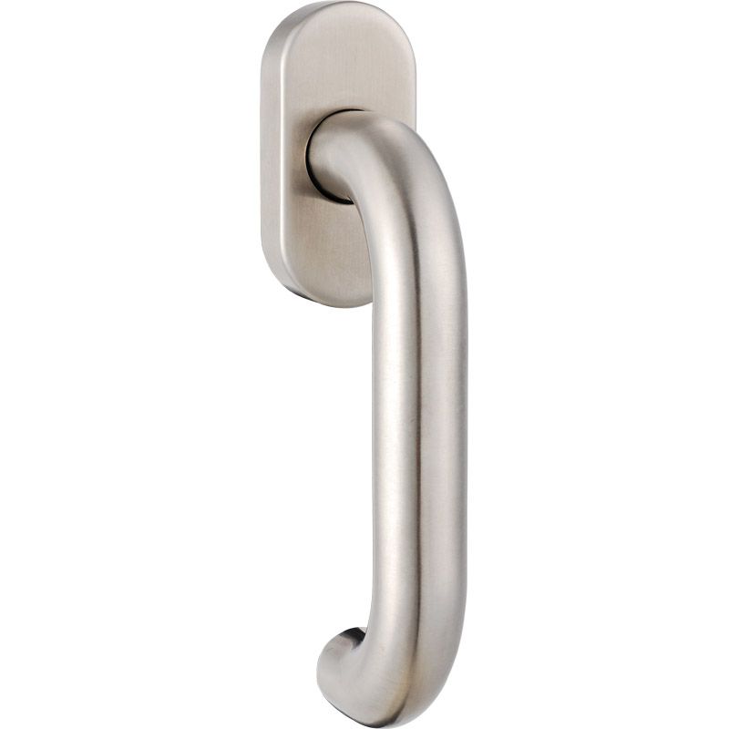greenteQ window handle FG60L.ER stainless steel - incl. screws product photo BIGPIC L