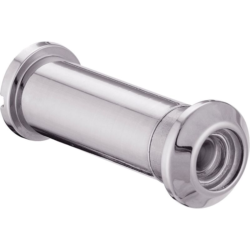 greenteQ Door viewer D12mm 160° 25-40mm PVD	 polished chrome product photo BIGPIC L