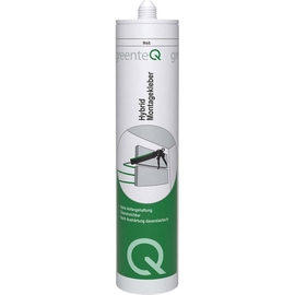 greenteQ Hybrid assembly adhesive 290 ml white	ß product photo