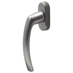 greenteQ Window handle FG31.AL silver coloured	ig dark F9 with 37 mm square spindle 7 m product photo