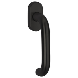 greenteQ Window handle FG60L.ER.RAL9005 s	black coated RAL9005, pin length 2 product photo