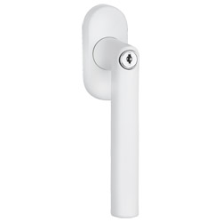 greenteQ Window handle FG61D.SG100.ER.RAL	9016 traffic white coated RAL9016, S product photo