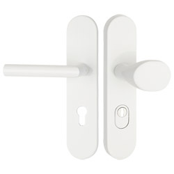 greenteQ Residential entrance door protection switch	DG61.S216.ZA.AL.RAL9016.NSWK stainless steel set product photo