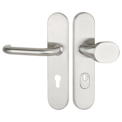 greenteQ Residential entrance door-Fire protection-Wech	DG60.S216.ZA.ER.NSWK stainless steel set product photo