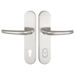 greenteQ entrance door protection lever handle	DG65.S216.ZA.ER.NS Stainless steel fei product photo