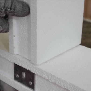 Installation in the insulation level